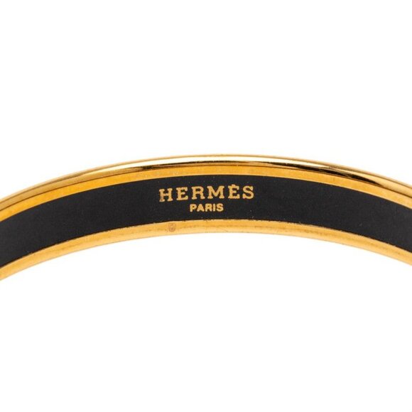 Hermes Enamel PM Gold Black Plated main image 4